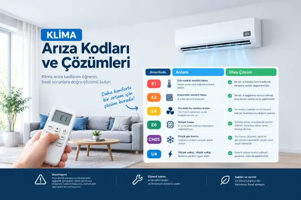 Klima Arıza Kodları ve Çözümleri